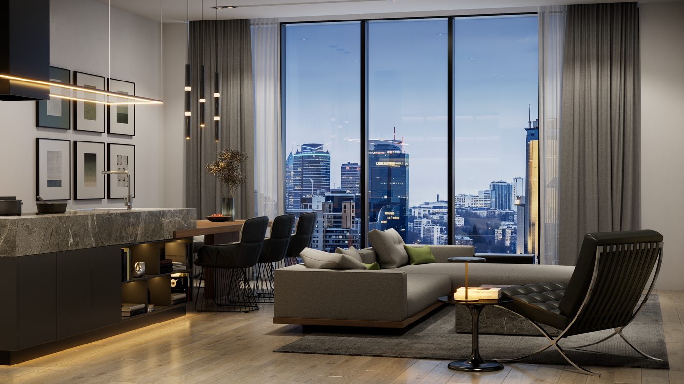 Living room render